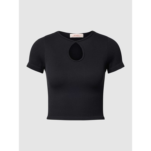 T-shirt krótki z wycięciem model ‘GWEN’ ze sklepu Peek&Cloppenburg  w kategorii Bluzki damskie - zdjęcie 167818110