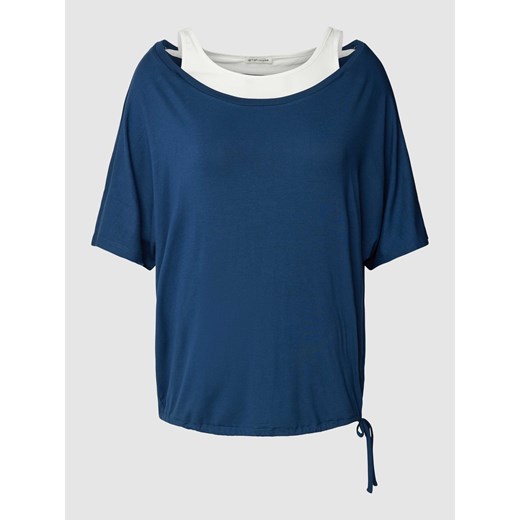 T-shirt w jednolitym kolorze ze sklepu Peek&Cloppenburg  w kategorii Bluzki damskie - zdjęcie 167818131