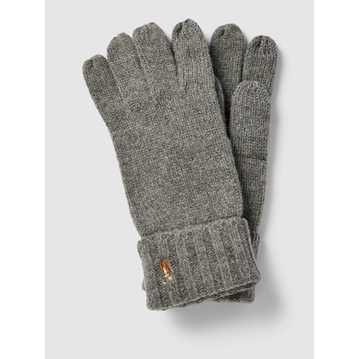 Rękawiczki wełniane z efektem melanżu ze sklepu Peek&Cloppenburg  w kategorii Rękawiczki męskie - zdjęcie 167818573