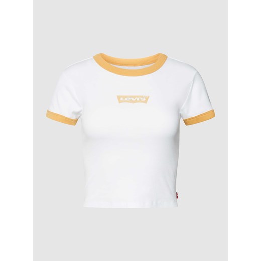 T-shirt krótki z nadrukiem z logo model ‘GRAPHIC’ XL okazyjna cena Peek&Cloppenburg 