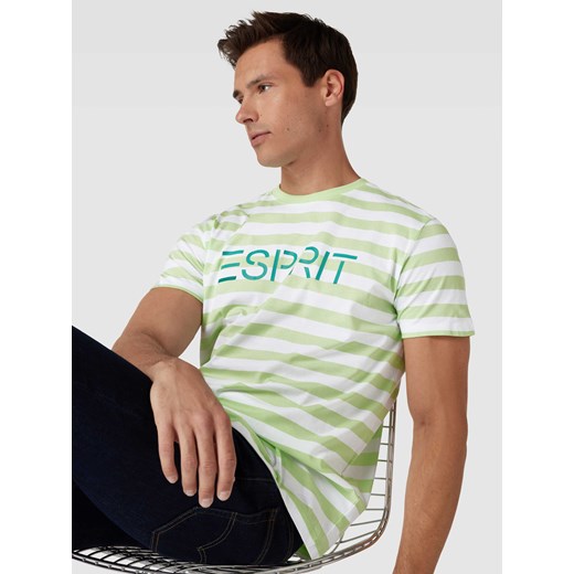 T-shirt męski z okrągłym dekoltem Esprit M wyprzedaż Peek&Cloppenburg 