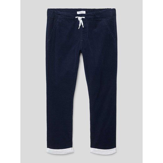 Spodnie z przeszytymi zakończeniami nogawek model ‘BABU’ Name It 104 okazyjna cena Peek&Cloppenburg 