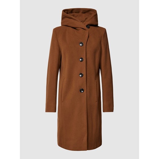 Płaszcz z kapturem model ‘BELLA’ ze sklepu Peek&Cloppenburg  w kategorii Płaszcze damskie - zdjęcie 167820790