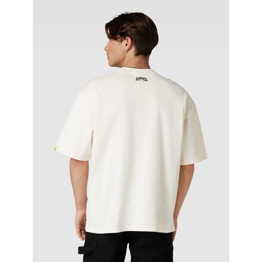 T-shirt o kroju oversized z nadrukiem w stylu graffiti Review XL wyprzedaż Peek&Cloppenburg 