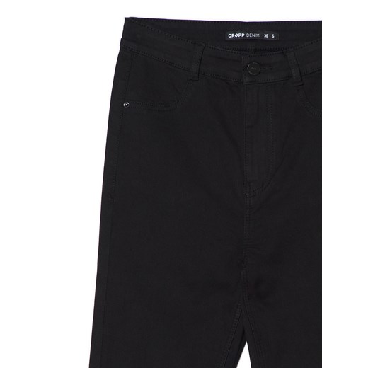 Cropp - Czarne jeansy skinny PETITE - czarny Cropp 38 Cropp