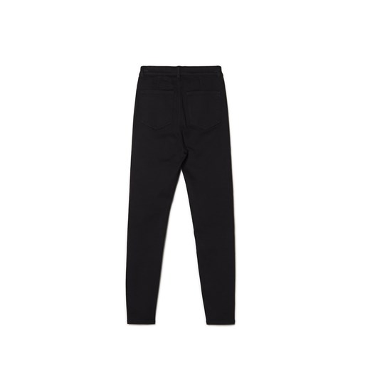 Cropp - Czarne jeansy skinny PETITE - czarny Cropp 34 Cropp