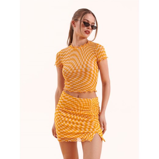 Crop top we wzory House XL promocja House