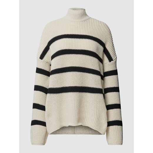 Sweter z dzianiny ze wzorem w paski model ‘BELLA’ ze sklepu Peek&Cloppenburg  w kategorii Swetry damskie - zdjęcie 167840350