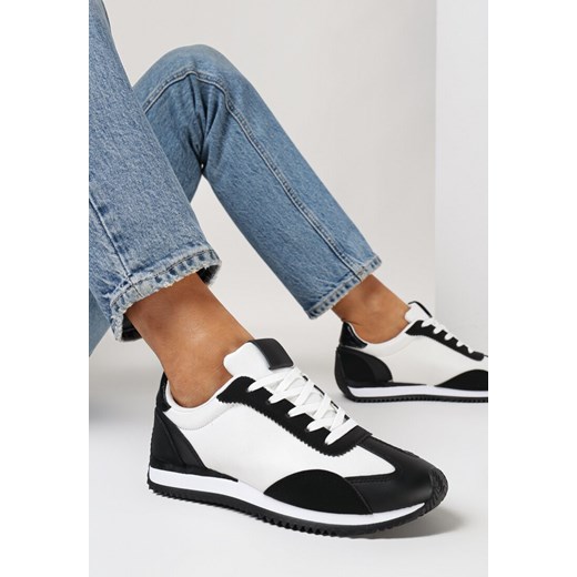 Czarne Sneakersy  przed Kostkę Siria ze sklepu born2be.pl w kategorii Buty sportowe damskie - zdjęcie 167842432