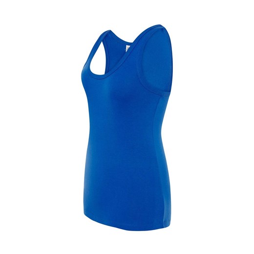 JK Collection bluzka damska z okrągłym dekoltem niebieska sportowa 
