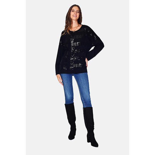 ASSUILI Sweter w kolorze czarnym 38 wyprzedaż Limango Polska