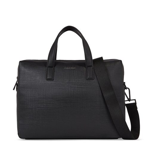 Torba na laptopa Calvin Klein Ck Must Check K50K511189 Ck Black Check BAX ze sklepu eobuwie.pl w kategorii Torby na laptopa - zdjęcie 167848480