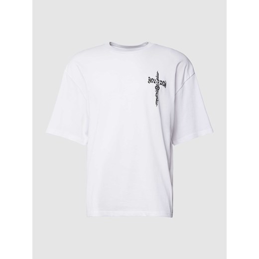 T-shirt o kroju oversized z nadrukiem CROSS ze sklepu Peek&Cloppenburg  w kategorii T-shirty męskie - zdjęcie 167849814