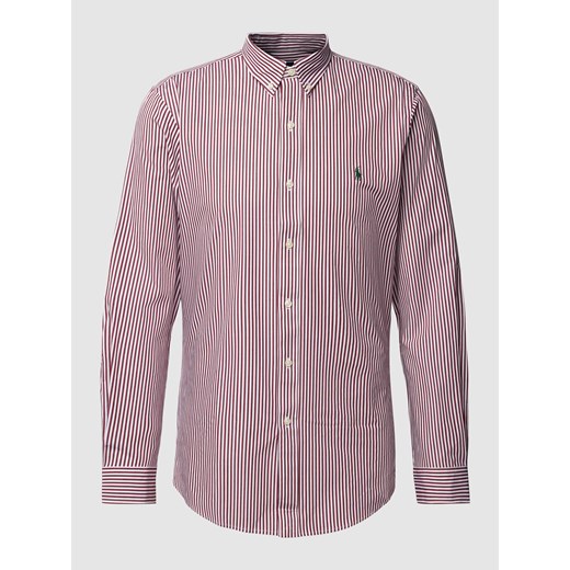 Koszula casualowa o kroju slim fit z kołnierzykiem typu button down ze sklepu Peek&Cloppenburg  w kategorii Koszule męskie - zdjęcie 167850281