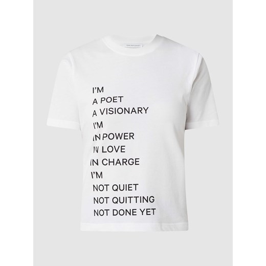 T-Shirt krótki z napisem model 'Principles Tannie' ze sklepu Peek&Cloppenburg  w kategorii Bluzki damskie - zdjęcie 167850431