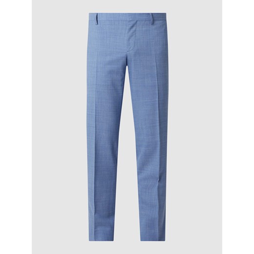 Spodnie do garnituru o kroju slim fit z dodatkiem streczu model ‘Sath’ ze sklepu Peek&Cloppenburg  w kategorii Spodnie męskie - zdjęcie 167850771