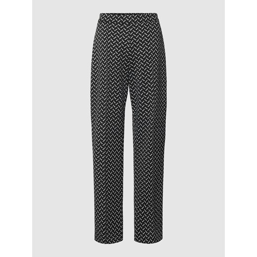Spodnie w stylu Marleny Dietrich ze wzorem na całej powierzchni ze sklepu Peek&Cloppenburg  w kategorii Spodnie damskie - zdjęcie 167851061