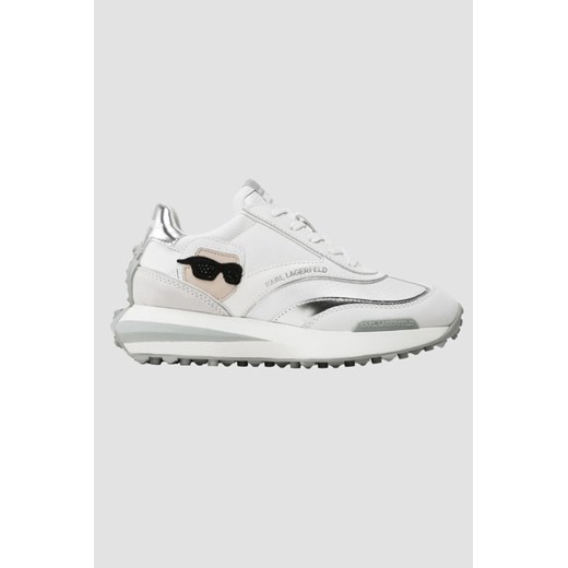 KARL LAGERFELD Białe buty Zone Ikon Lo Runner, Rozmiar 40 ze sklepu outfit.pl w kategorii Buty sportowe damskie - zdjęcie 167855971
