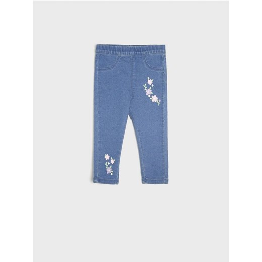 Sinsay - Jegginsy - niebieski ze sklepu Sinsay w kategorii Spodnie i półśpiochy - zdjęcie 167856670