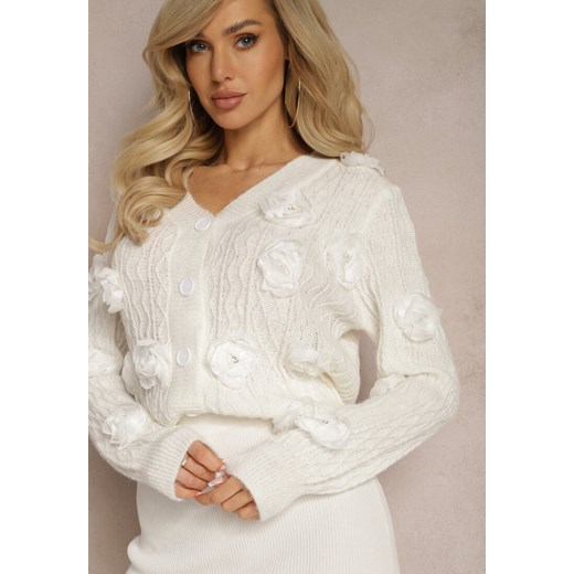 Sweter damski Renee z dekoltem w serek 