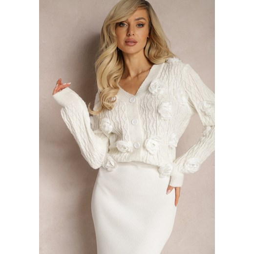 Sweter damski Renee z dekoltem w serek 