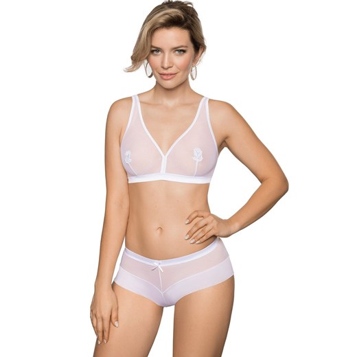 Lisbet figi panty, Kolor biały, Rozmiar S, Róża ze sklepu Intymna w kategorii Majtki damskie - zdjęcie 167860810