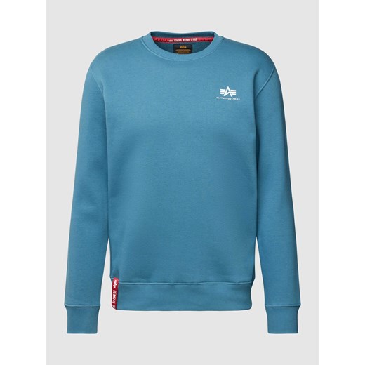Bluza z nadrukiem z logo model ‘BASIC’ ze sklepu Peek&Cloppenburg  w kategorii Bluzy męskie - zdjęcie 167861363
