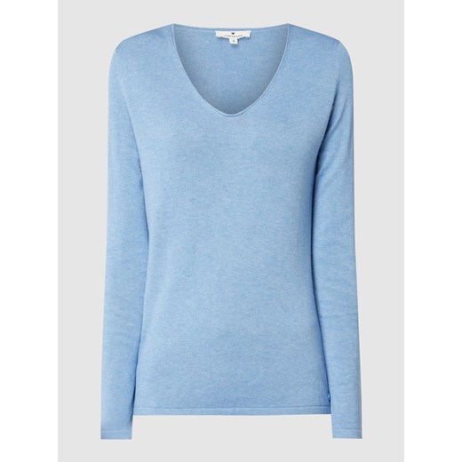 Sweter z mieszanki bawełny i wiskozy ze sklepu Peek&Cloppenburg  w kategorii Swetry damskie - zdjęcie 167861383