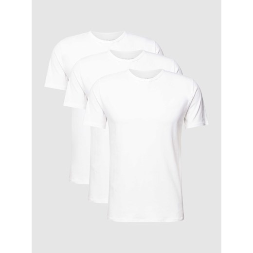 T-shirt z zaokrąglonym dekoltem w serek w zestawie 3 szt. ze sklepu Peek&Cloppenburg  w kategorii T-shirty męskie - zdjęcie 167861680