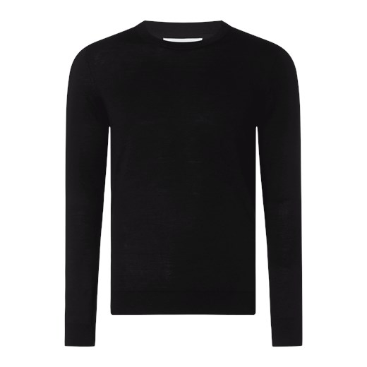 Sweter z dodatkiem wełny merino model ‘Town’ Selected Homme XL Peek&Cloppenburg 