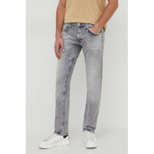 Pepe Jeans jeansy STRAIGHT JEANS STONE męskie PM207404 ze sklepu ANSWEAR.com w kategorii Jeansy męskie - zdjęcie 167865603