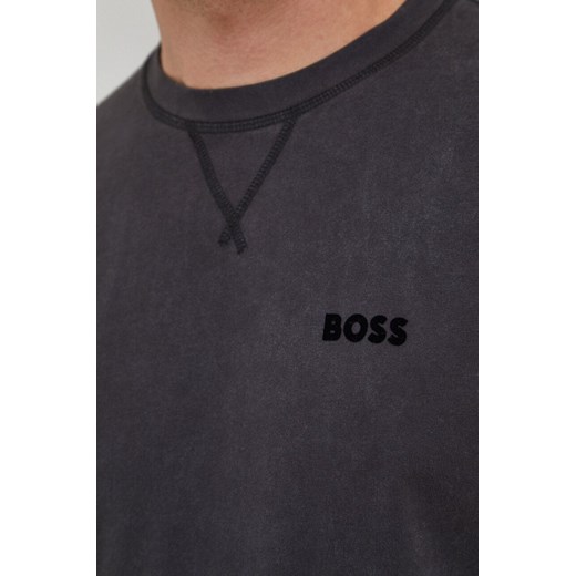 Boss Orange t-shirt bawełniany męski kolor czarny gładki XL ANSWEAR.com