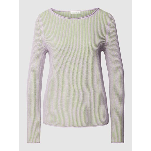 Sweter z dzianiny z efektem prążkowania ze sklepu Peek&Cloppenburg  w kategorii Swetry damskie - zdjęcie 167866533