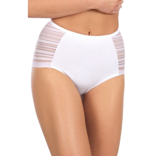 Figi damskie z wysokim stanem białe Benedetta, Kolor biały, Rozmiar S, Funny Day ze sklepu Intymna w kategorii Majtki damskie - zdjęcie 167867492