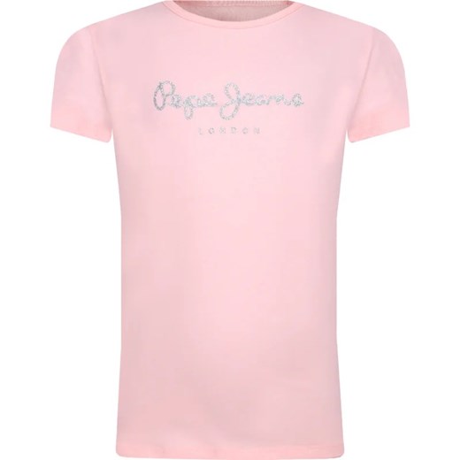 Pepe Jeans London T-shirt HANA | Regular Fit ze sklepu Gomez Fashion Store w kategorii Bluzki dziewczęce - zdjęcie 167867653
