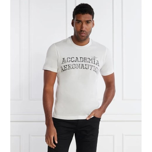 T-shirt męski Aeronautica Militare z napisami