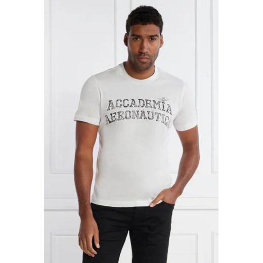 T-shirt męski Aeronautica Militare w stylu młodzieżowym