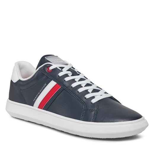 Sneakersy Tommy Hilfiger Essential Leather Cupsole FM0FM04921 Desert Sky DW5 Tommy Hilfiger 43 eobuwie.pl