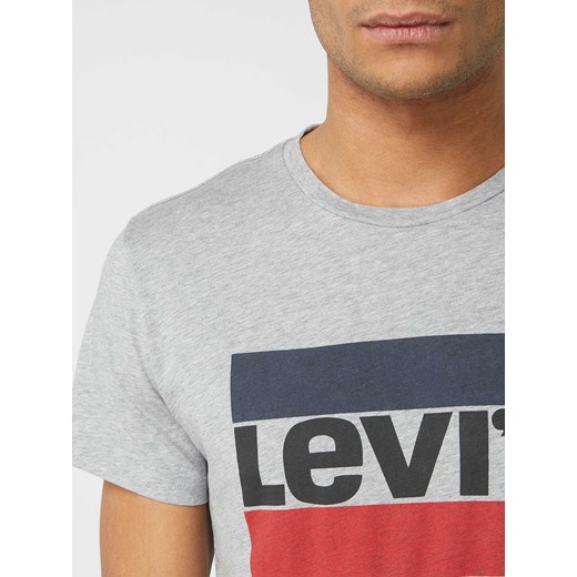 T-shirt z nadrukiem z logo S wyprzedaż Peek&Cloppenburg 