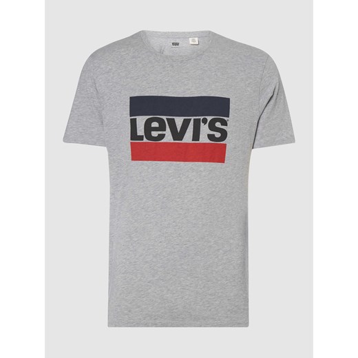T-shirt z nadrukiem z logo ze sklepu Peek&Cloppenburg  w kategorii T-shirty męskie - zdjęcie 167871854