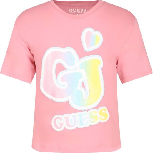 Guess T-shirt | Regular Fit ze sklepu Gomez Fashion Store w kategorii Bluzki dziewczęce - zdjęcie 167873721