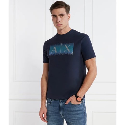T-shirt męski Armani Exchange z krótkimi rękawami młodzieżowy 