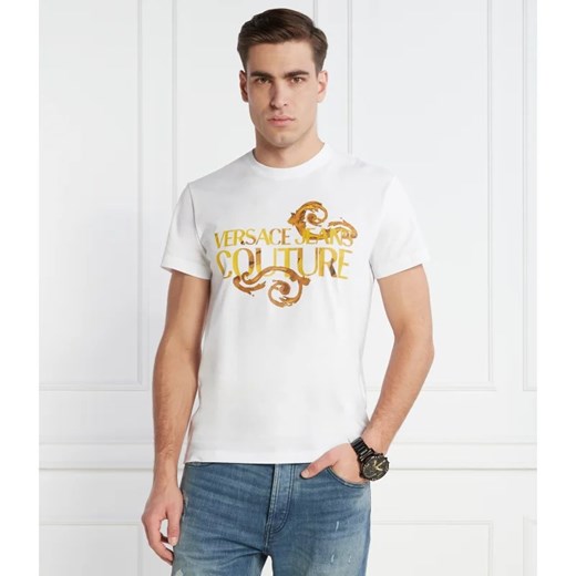 Versace Jeans Couture T-shirt | Slim Fit ze sklepu Gomez Fashion Store w kategorii T-shirty męskie - zdjęcie 167873793