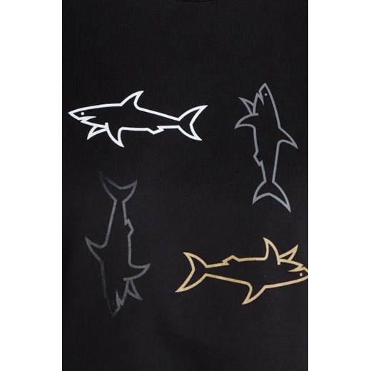 T-shirt męski Paul&shark z krótkimi rękawami z napisami 