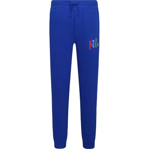 Spodnie chłopięce Polo Ralph Lauren niebieskie z poliestru 