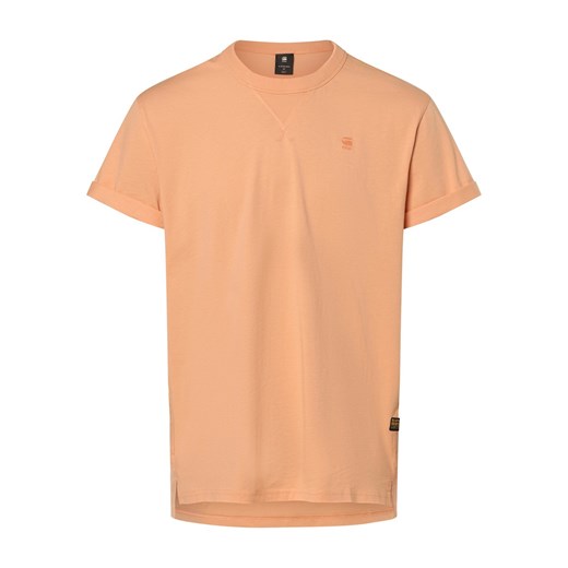 G-Star RAW Koszulka męska Mężczyźni Bawełna morelowy jednolity ze sklepu vangraaf w kategorii T-shirty męskie - zdjęcie 167875002