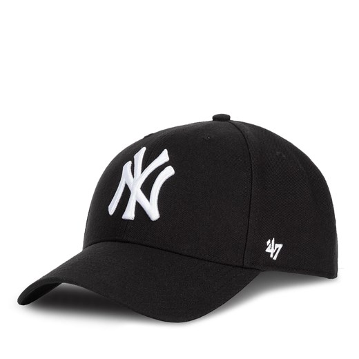 Czapka 47 Brand New York Yankees B-MVPSP17WBP-BK Black ze sklepu eobuwie.pl w kategorii Czapki z daszkiem męskie - zdjęcie 167875163