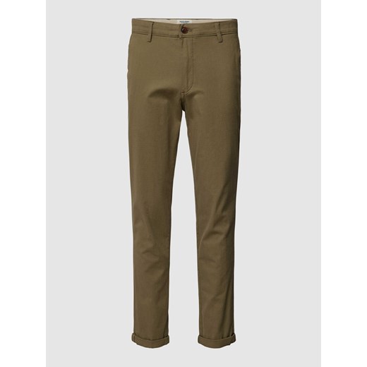 Spodnie o kroju slim fit z dodatkiem streczu model ‘MARCO’ Jack & Jones 29/32 Peek&Cloppenburg  okazja
