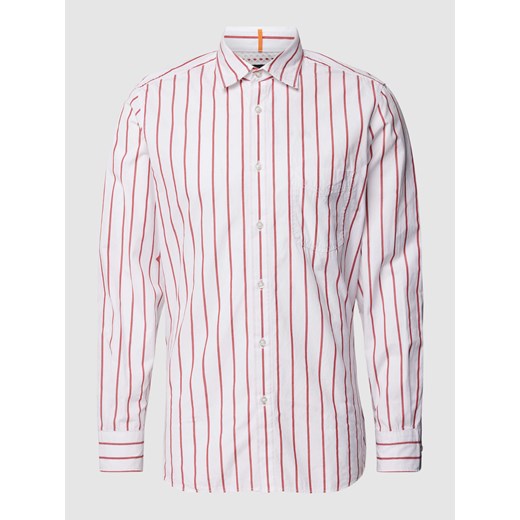 Koszula casualowa z bawełny ze wzorem w paski model ‘Remiton’ ze sklepu Peek&Cloppenburg  w kategorii Koszule męskie - zdjęcie 167876911