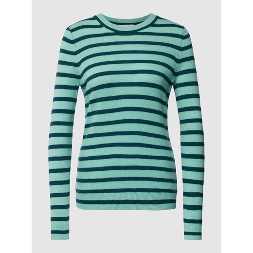 Sweter z kaszmiru z wzorem w paski ze sklepu Peek&Cloppenburg  w kategorii Swetry damskie - zdjęcie 167877093